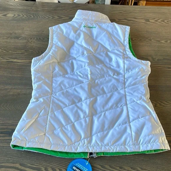 Columbia Reversible Collegiate Vest, L, NWT - Picture 10 of 13
